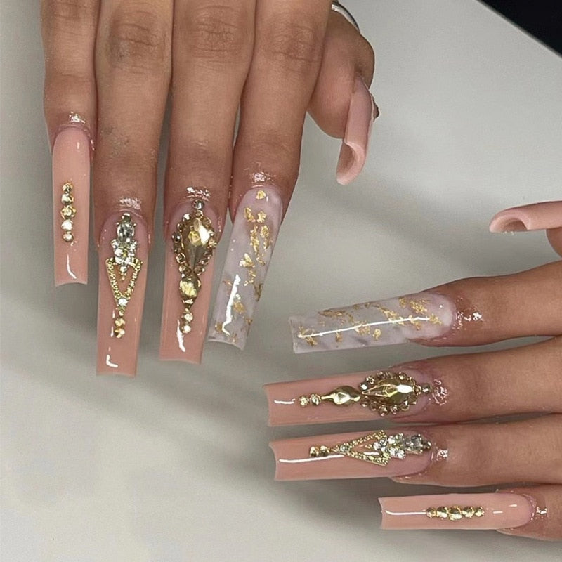 Pastel Long Press On Nails - - DYAVOR®