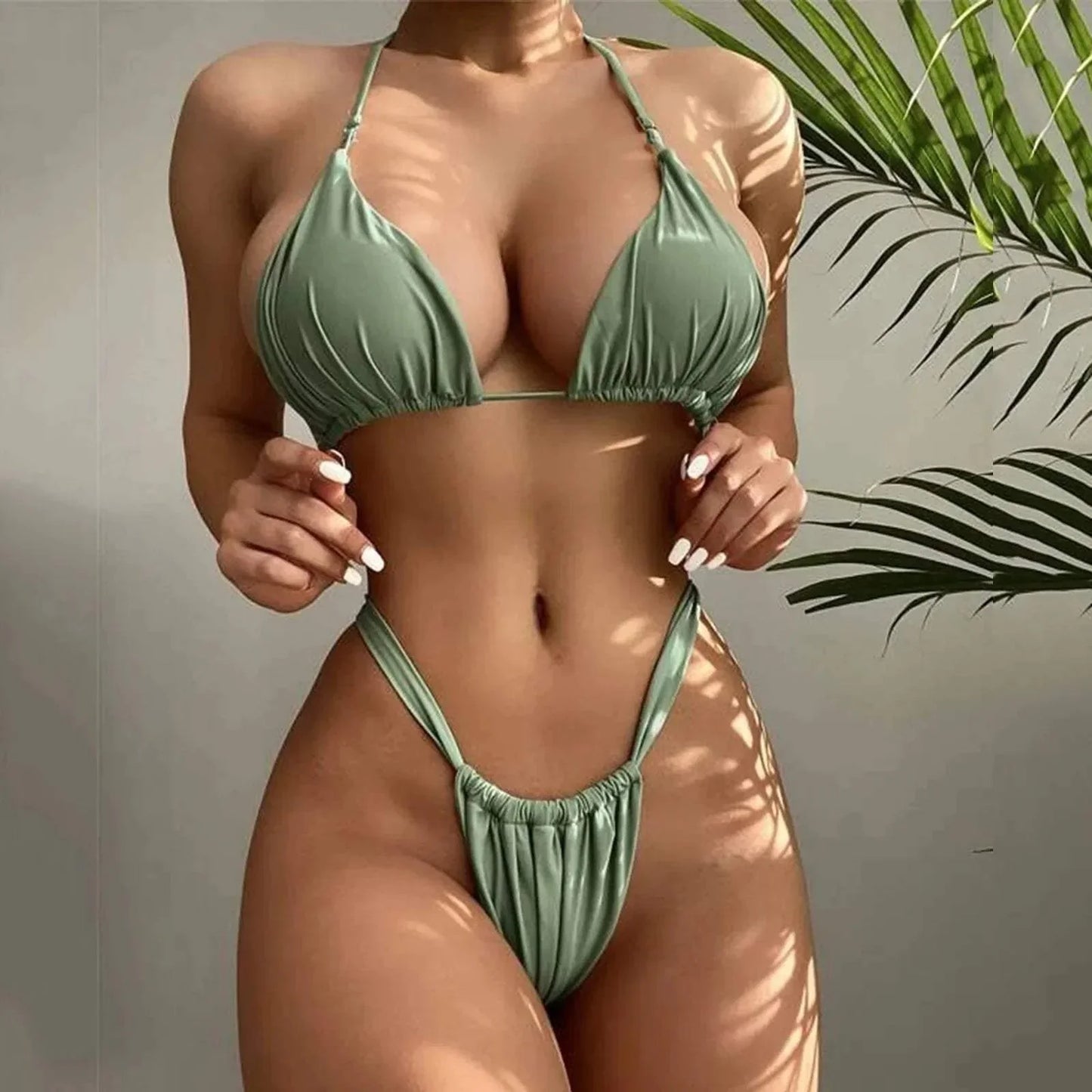 Bikini Set - Triangle Top - Adjustable Straps - Elegant - Perfect for Summer Days - - DYAVOR®