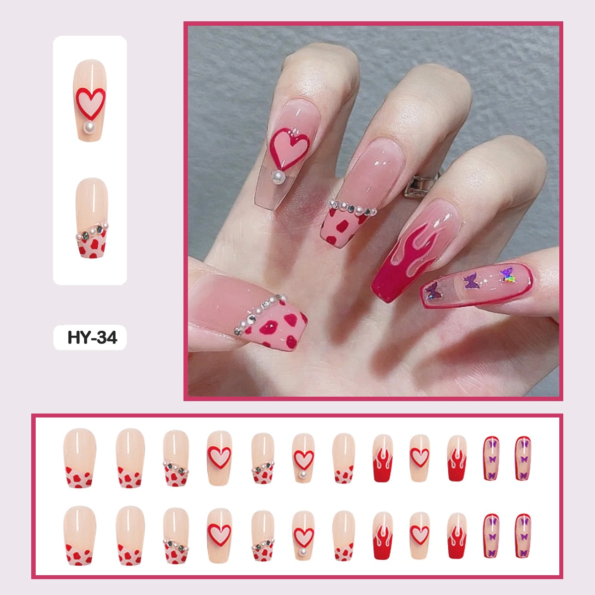 Coquette Press On Nails - - DYAVOR®