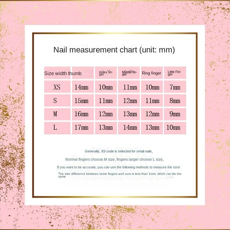 Handmade Wear Nail Dark Mine Series Dark Spicy Girl Style Nail Patch Black Nail Art Finished Fake Nails - - DYAVOR®