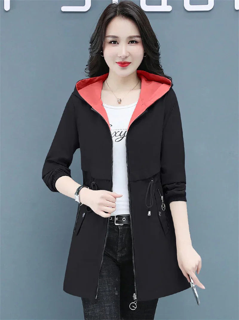 WOLF long windbreaker jacket - - DYAVOR®