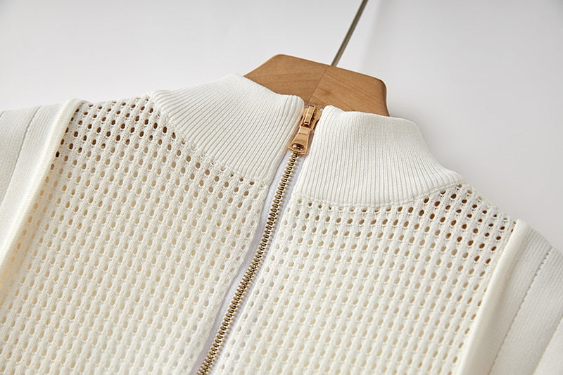 White Bandage Midi Dress - - DYAVOR®