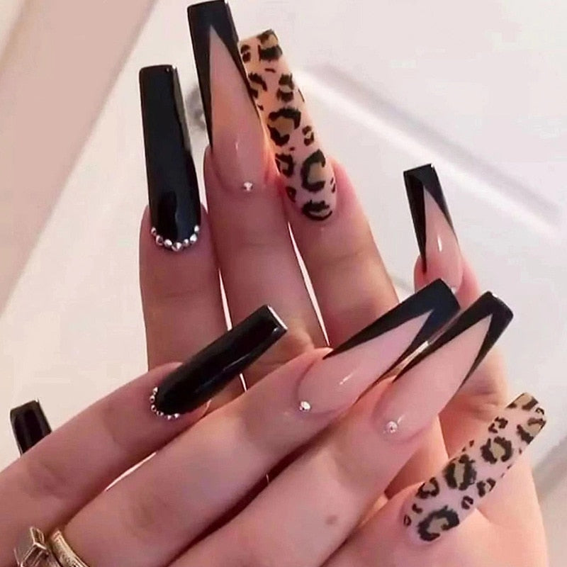 Pastel Long Press On Nails