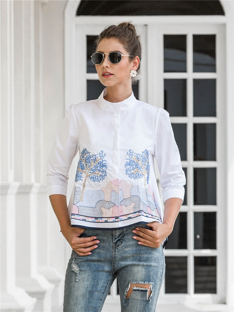 'Colette' Blouse - - DYAVOR®