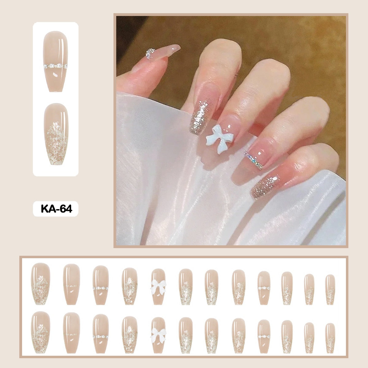 Coquette Press On Nails - - DYAVOR®