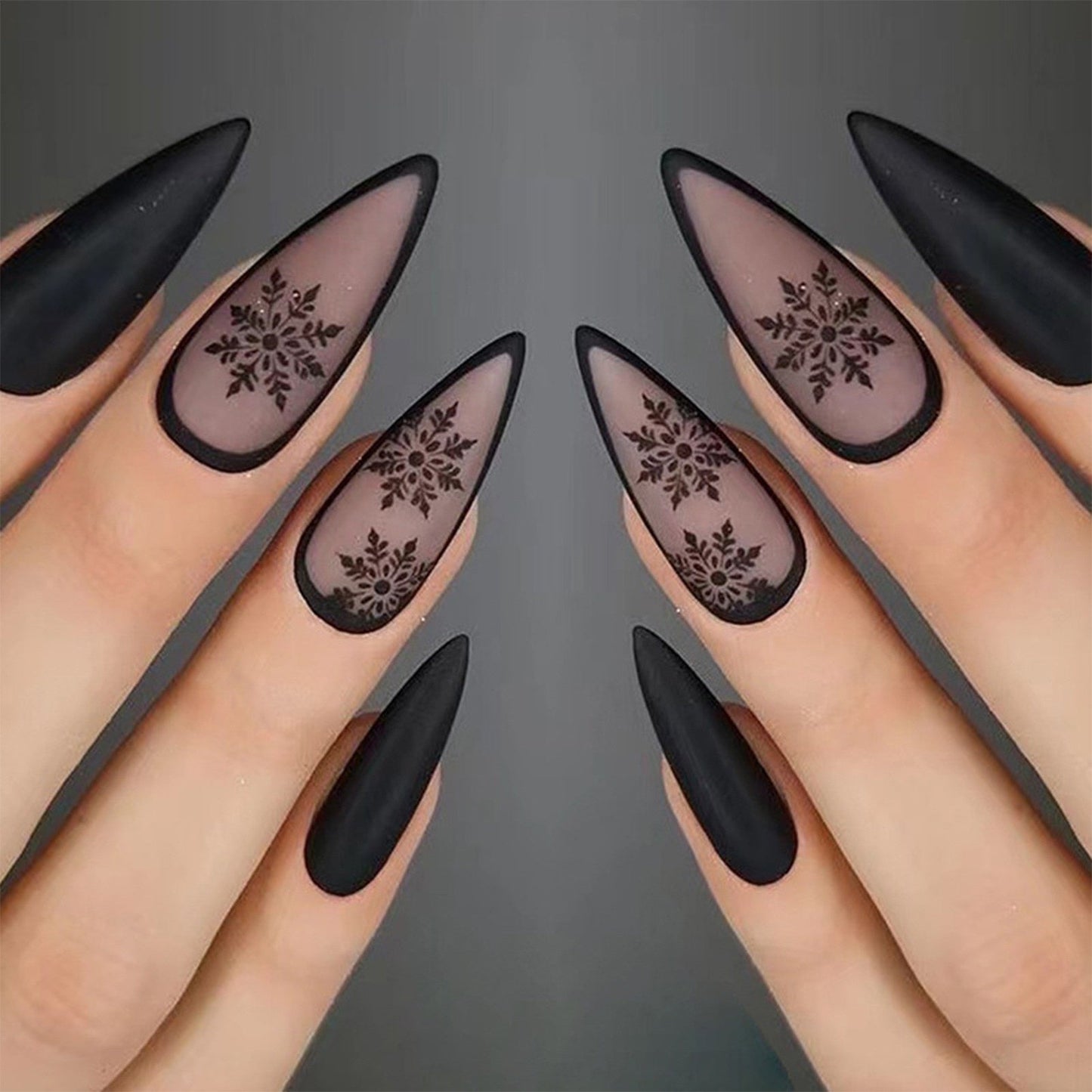 Gothic Press On Nails - - DYAVOR®