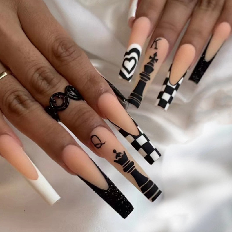 Pastel Long Press On Nails - - DYAVOR®