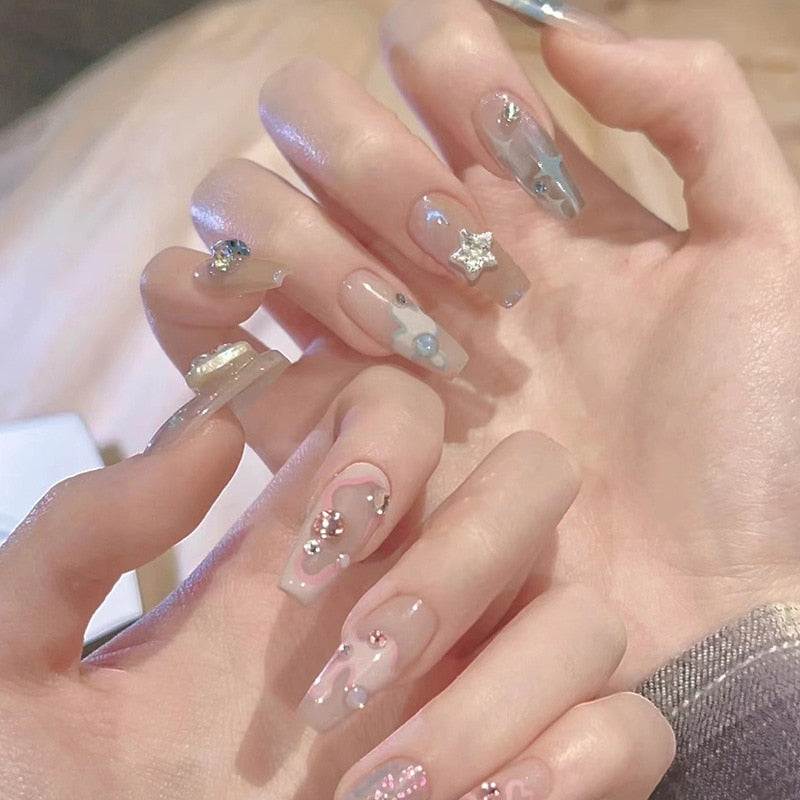 Kpop Inspired Press On Nails - - DYAVOR®