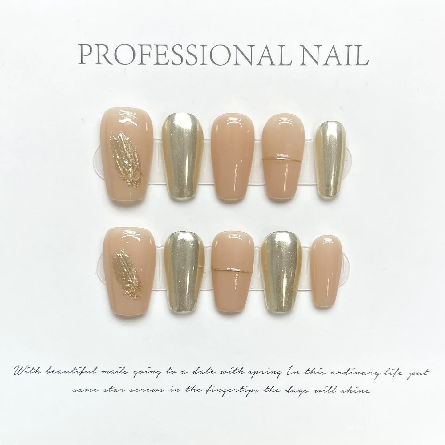 10Pcs Short Handmade Grey Press On Nails Simple Korea Decoration Fake Nail Full Cover Artificial Manicuree Wearable Nail Tips - - DYAVOR®