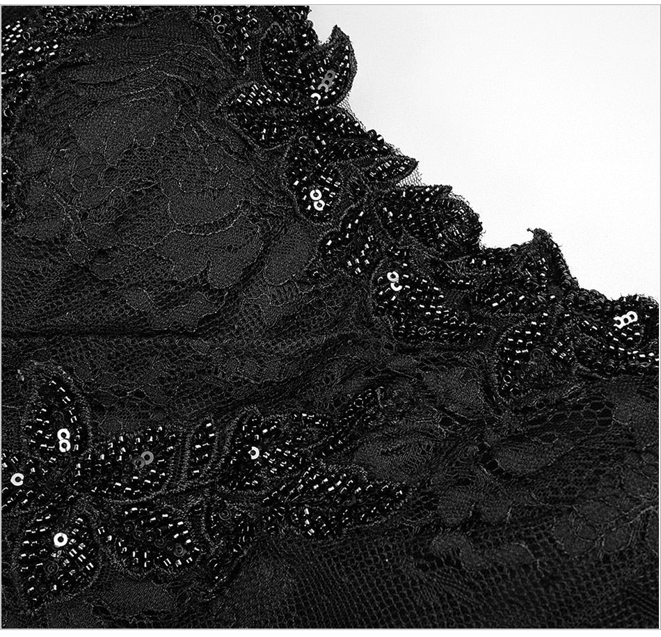 Lace Maxi Dress with Gloves - - DYAVOR®