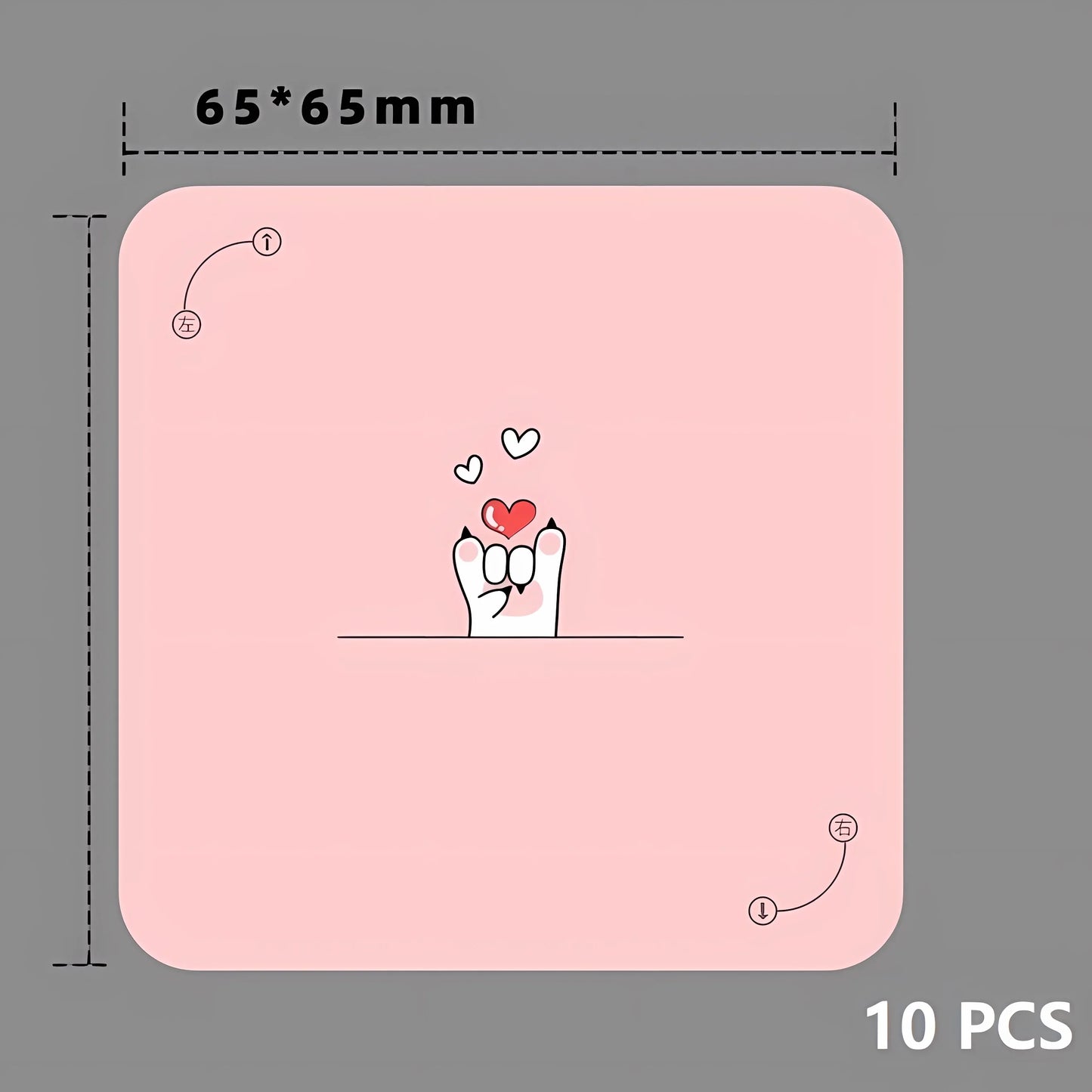 10 PCS Nail Art Display Paper Press on Nails Card Nail Display Background Card Design Dedicated for Salon Supplies - - DYAVOR®