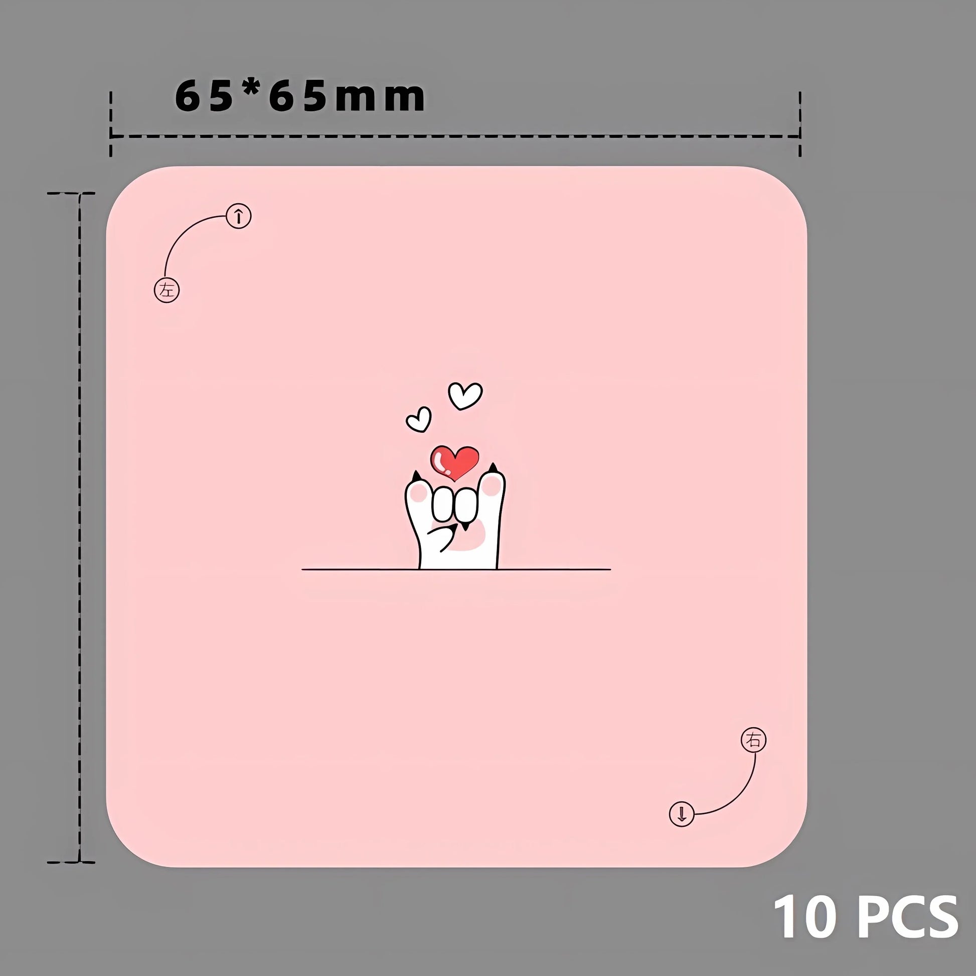 10 PCS Nail Art Display Paper Press on Nails Card Nail Display Background Card Design Dedicated for Salon Supplies -  - DYAVOR®