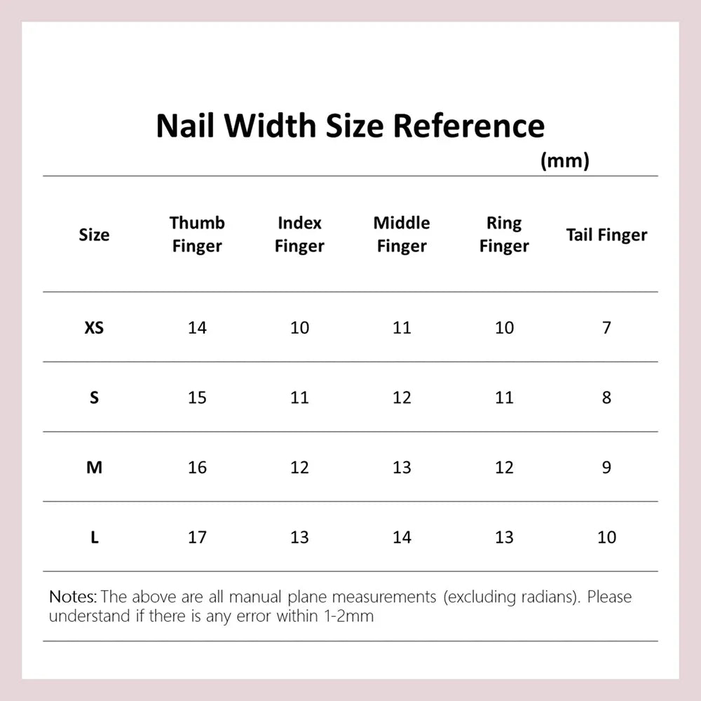 Handmade Pink Nails Set Press on Cute Korean Medium-length Artifical Nails Full Cover Nail Tips with Design Adhesive False Nails - - DYAVOR®