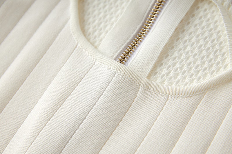White Bandage Midi Dress - - DYAVOR®