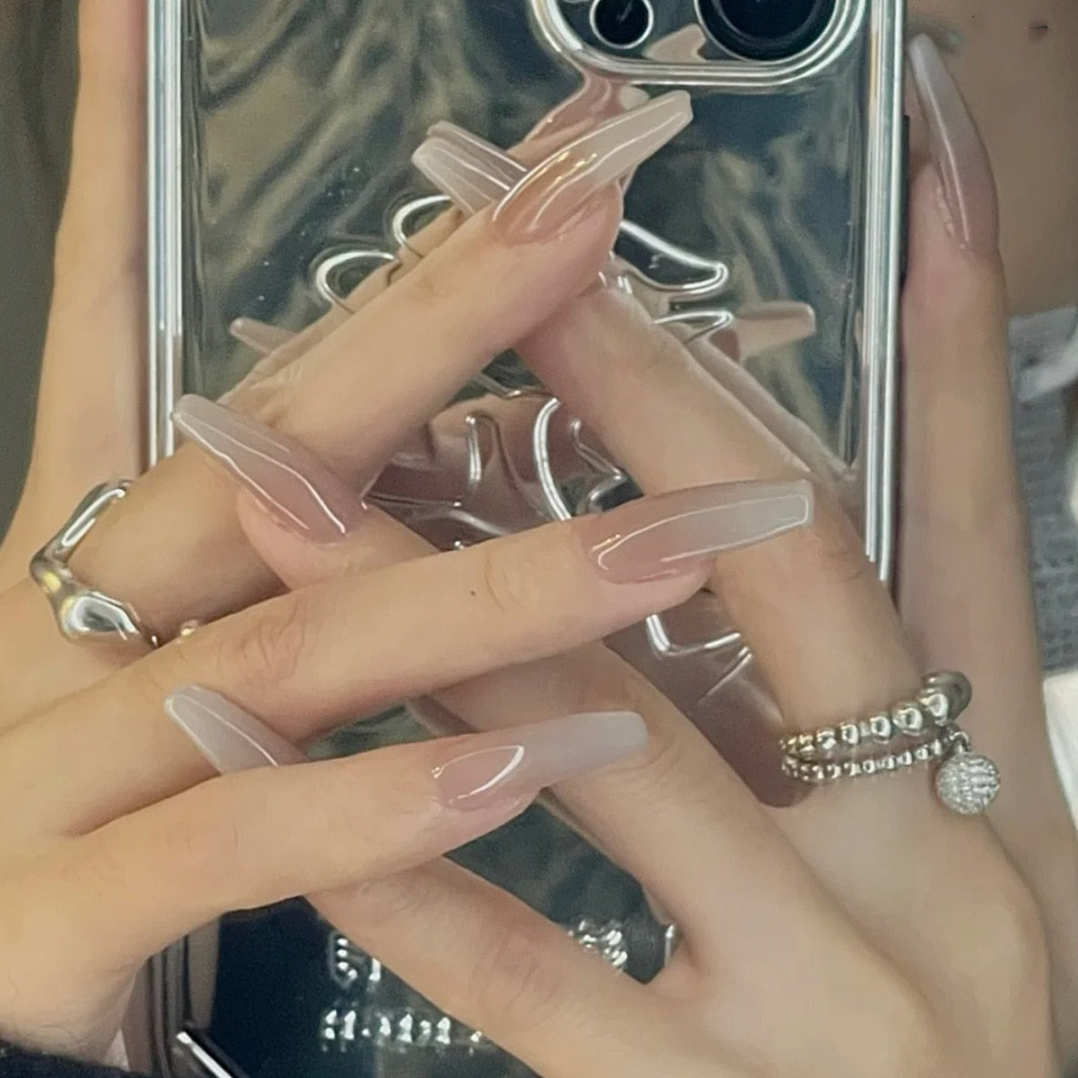 Natural Vibes Press On Nails - - DYAVOR®