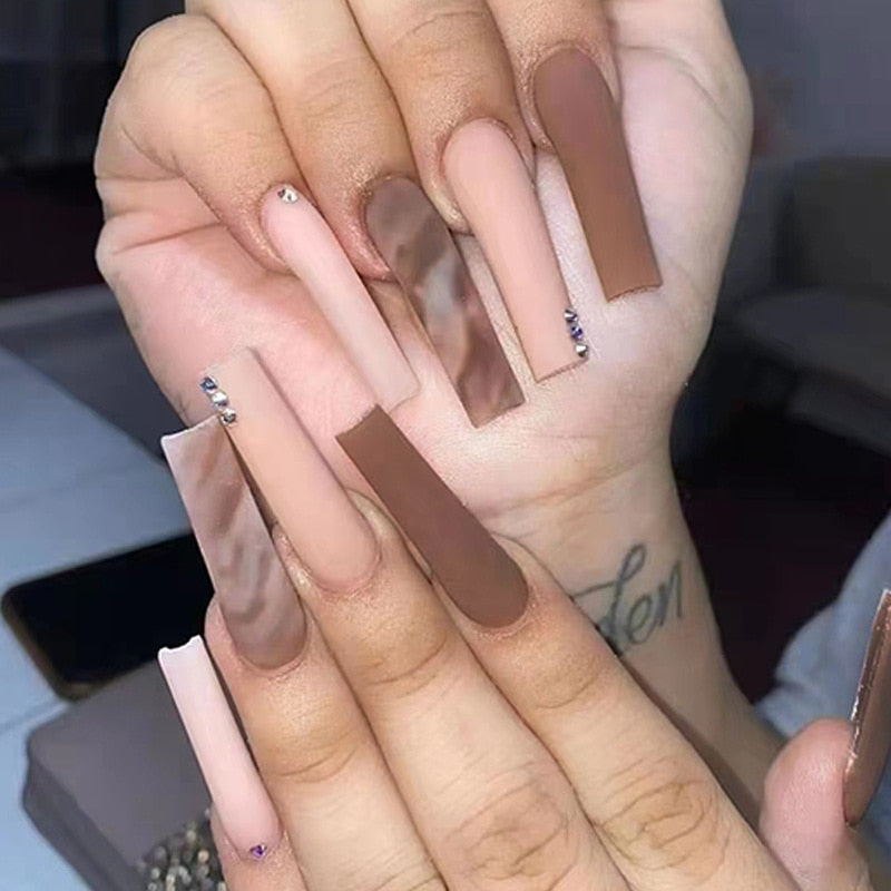 Baddie Long Press On Nails - - DYAVOR®