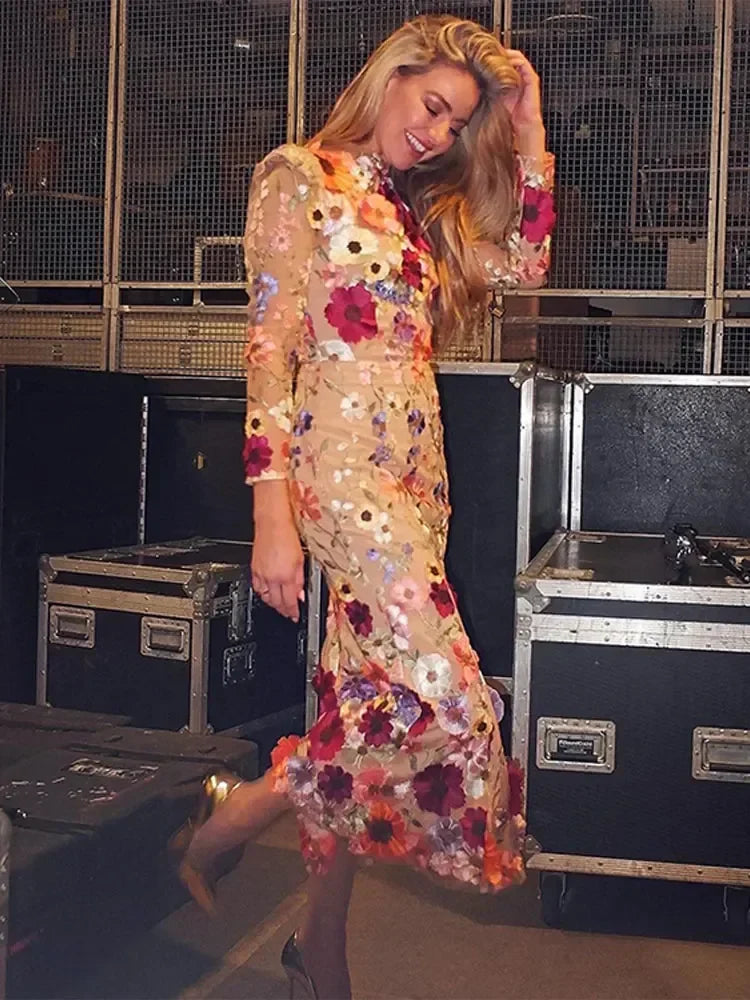 'Flovers' Dress - - DYAVOR®