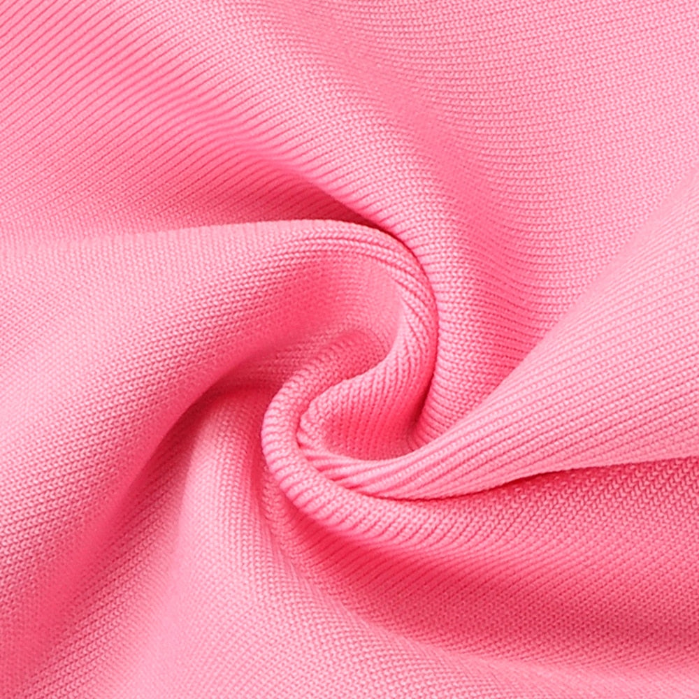 Pink Maxi Dress with Front Slits - - DYAVOR®