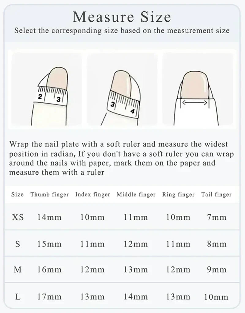 10pcs Handmade short french artificial nails cat eyes shiny rhinestones full cover press on nails ballet false nails with glue - - DYAVOR®