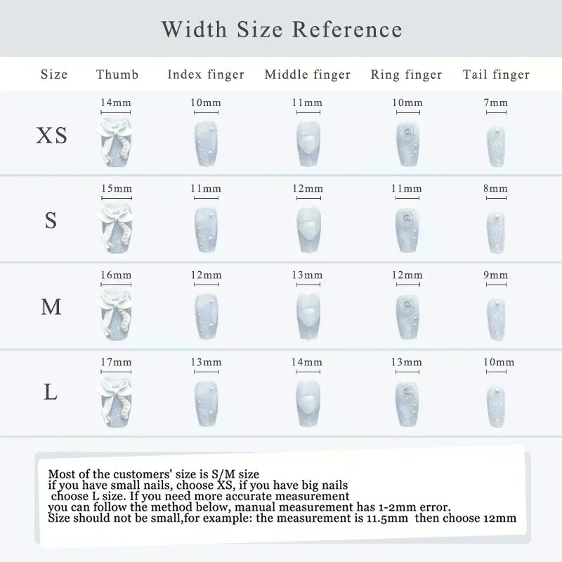 10pcs almond cat eyes handmade short press on nails full cover ballet stick on nails w designs diamond white acrylic nails tips -  - DYAVOR®