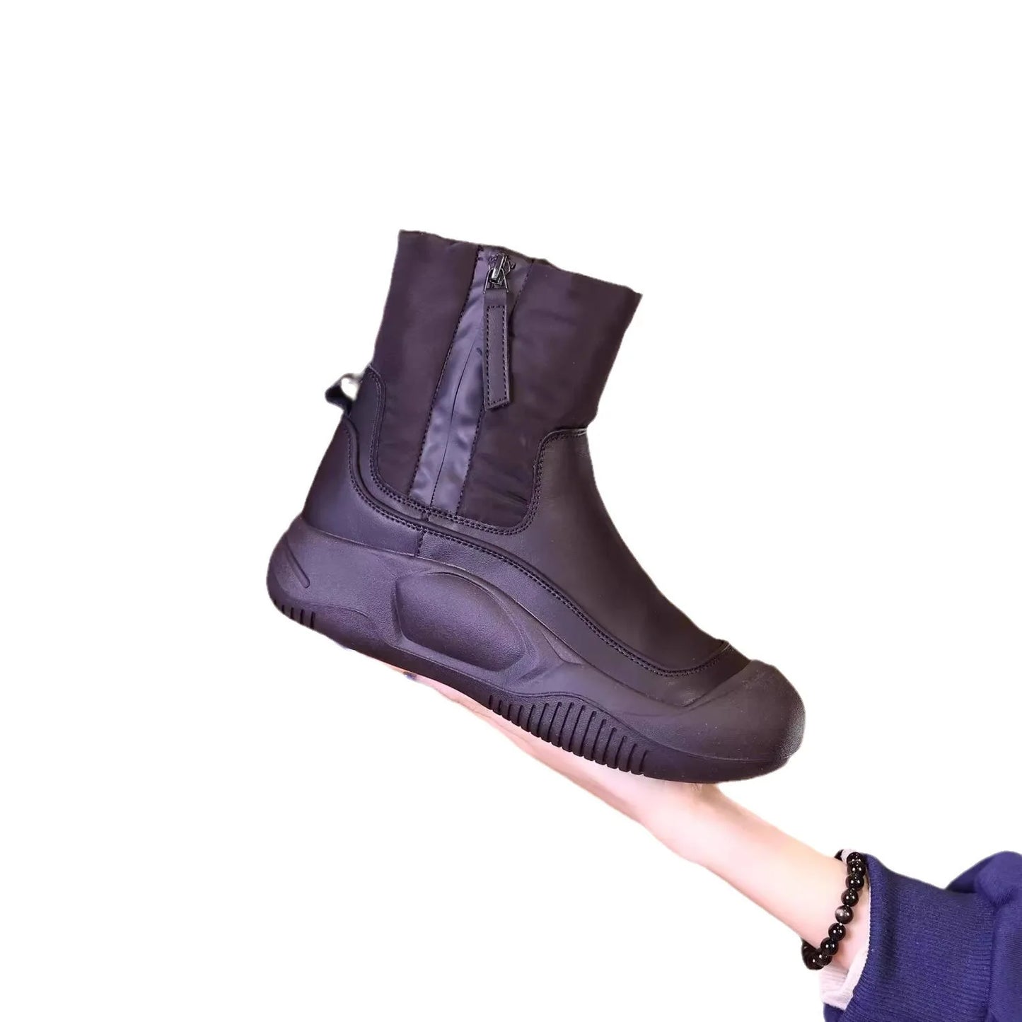 Women's Plush Winter Snow Boots - Warm & Anti-Slip
