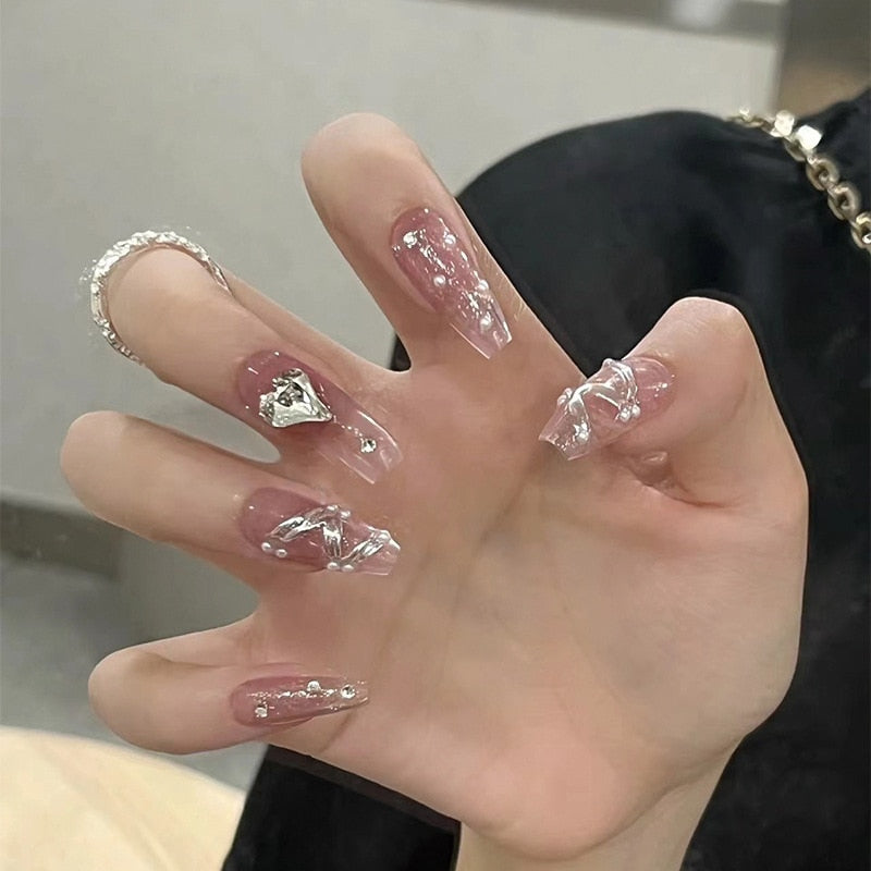 Coquette Gradient Press On Nails