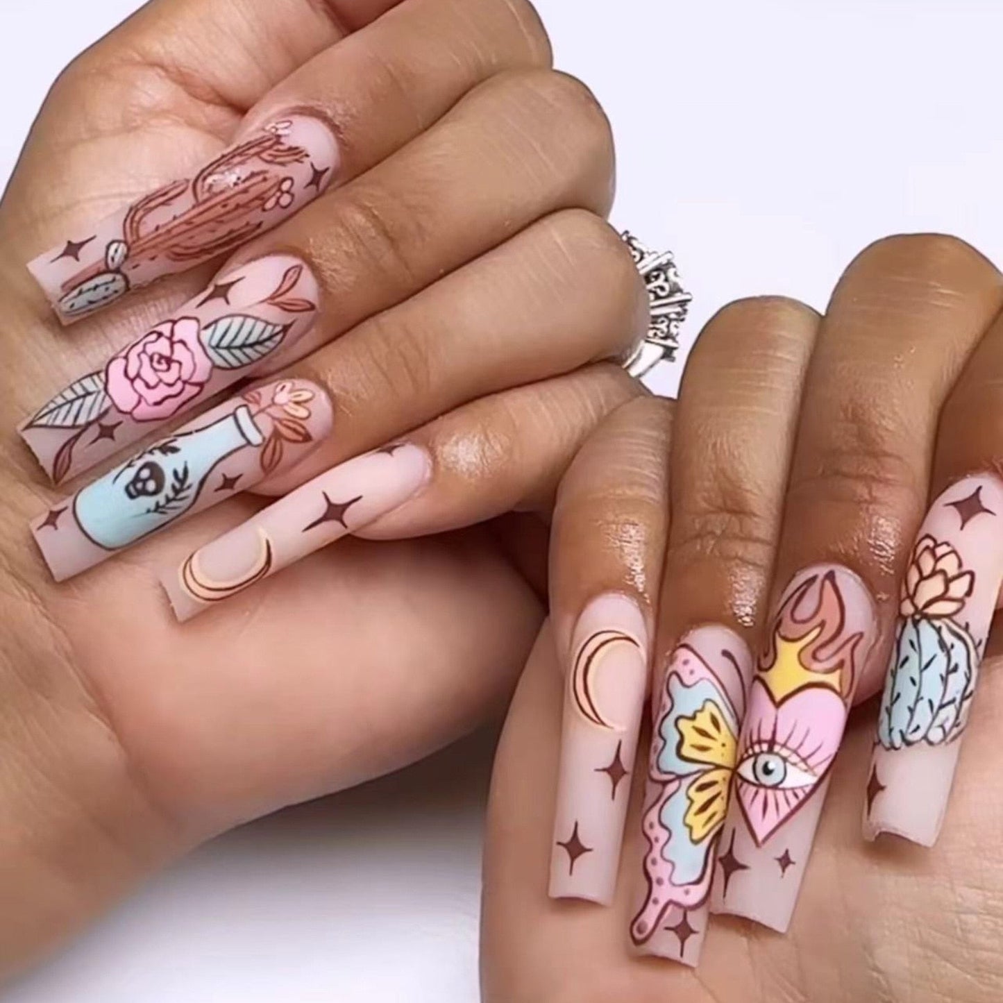 Baddie Press On Nails - - DYAVOR®