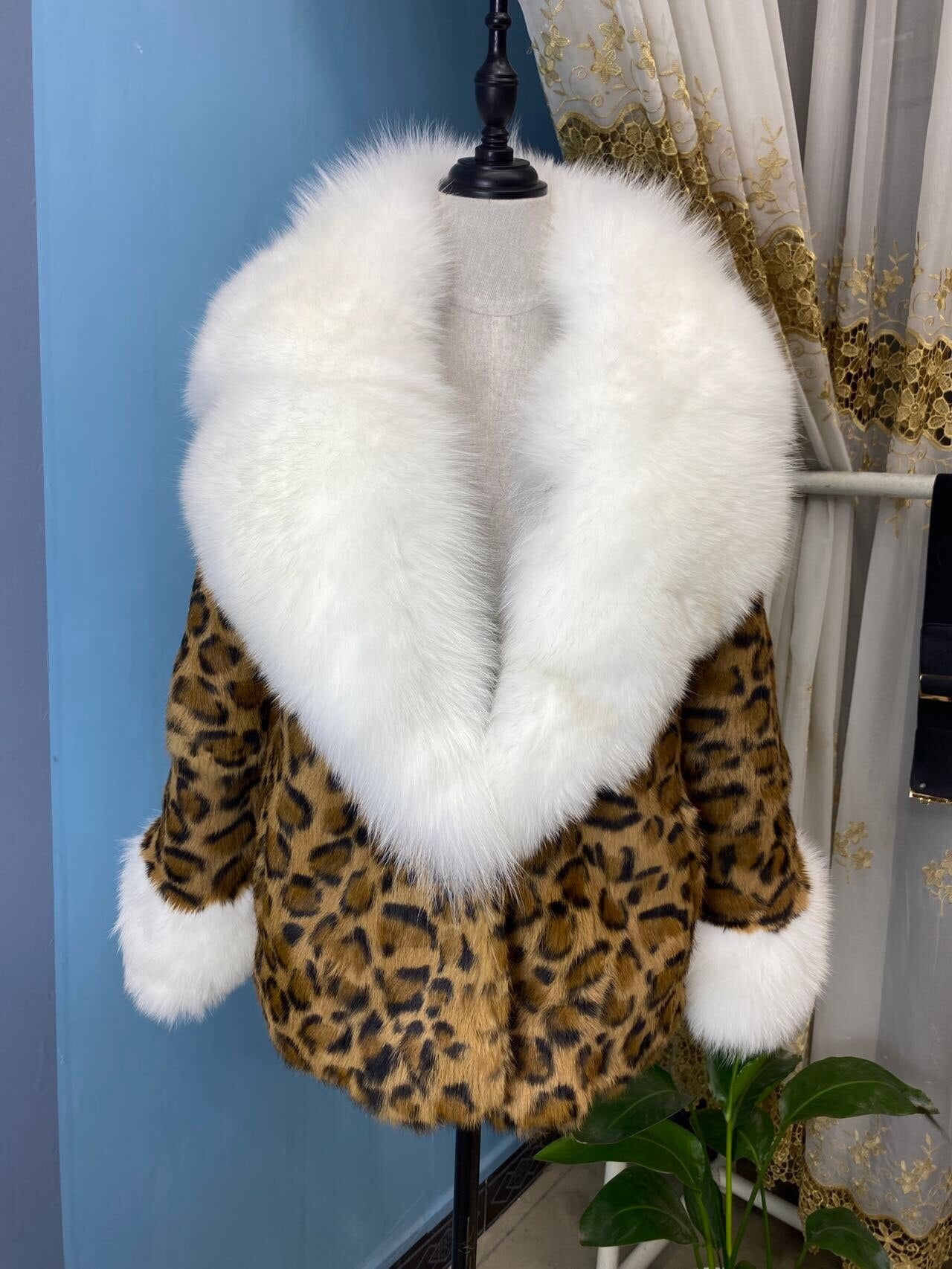 New Fashion Real Fox Fur Collar With Rex Rabbit Fur Luxury Soft  Warm Winter Jackets Fur Coats Women Reversible -  - DYAVOR®