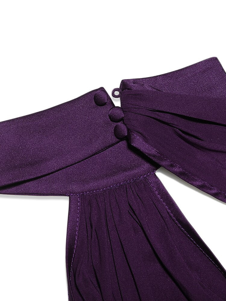 Purple Mini Dress - - DYAVOR®