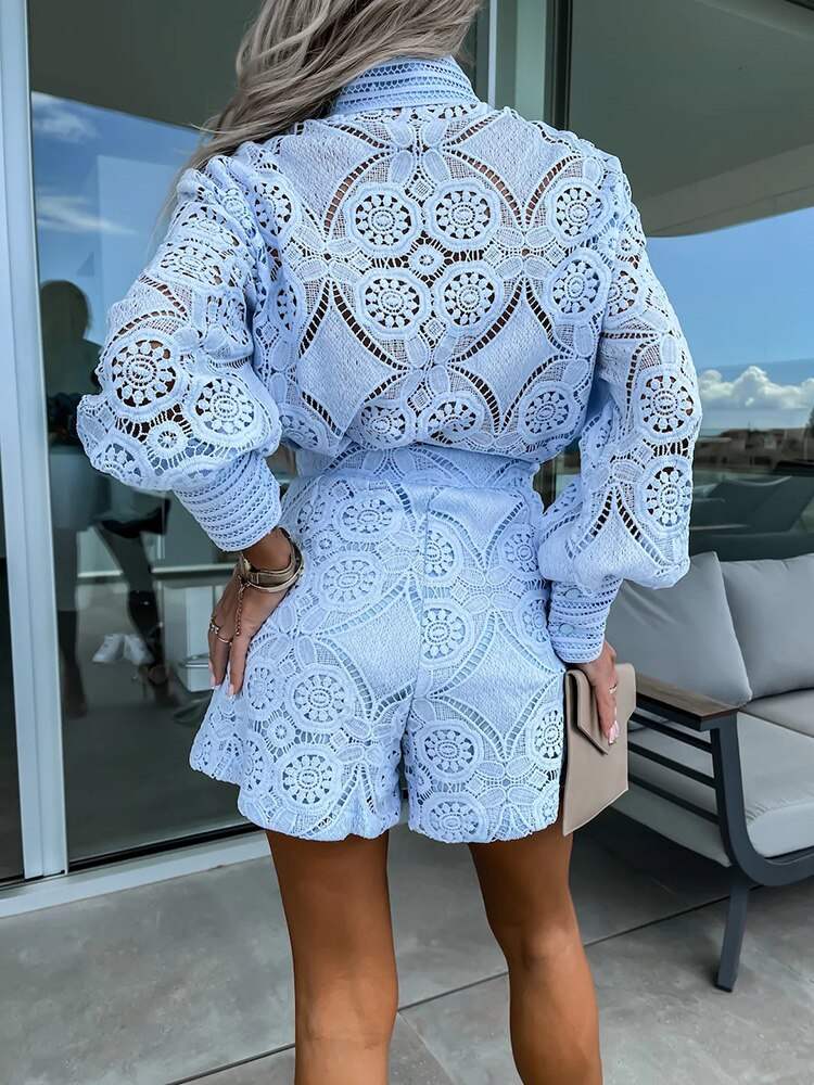 Lace Set - Romantic Elegance - Beautiful Lace - Perfect for Weddings and Galas - - DYAVOR®