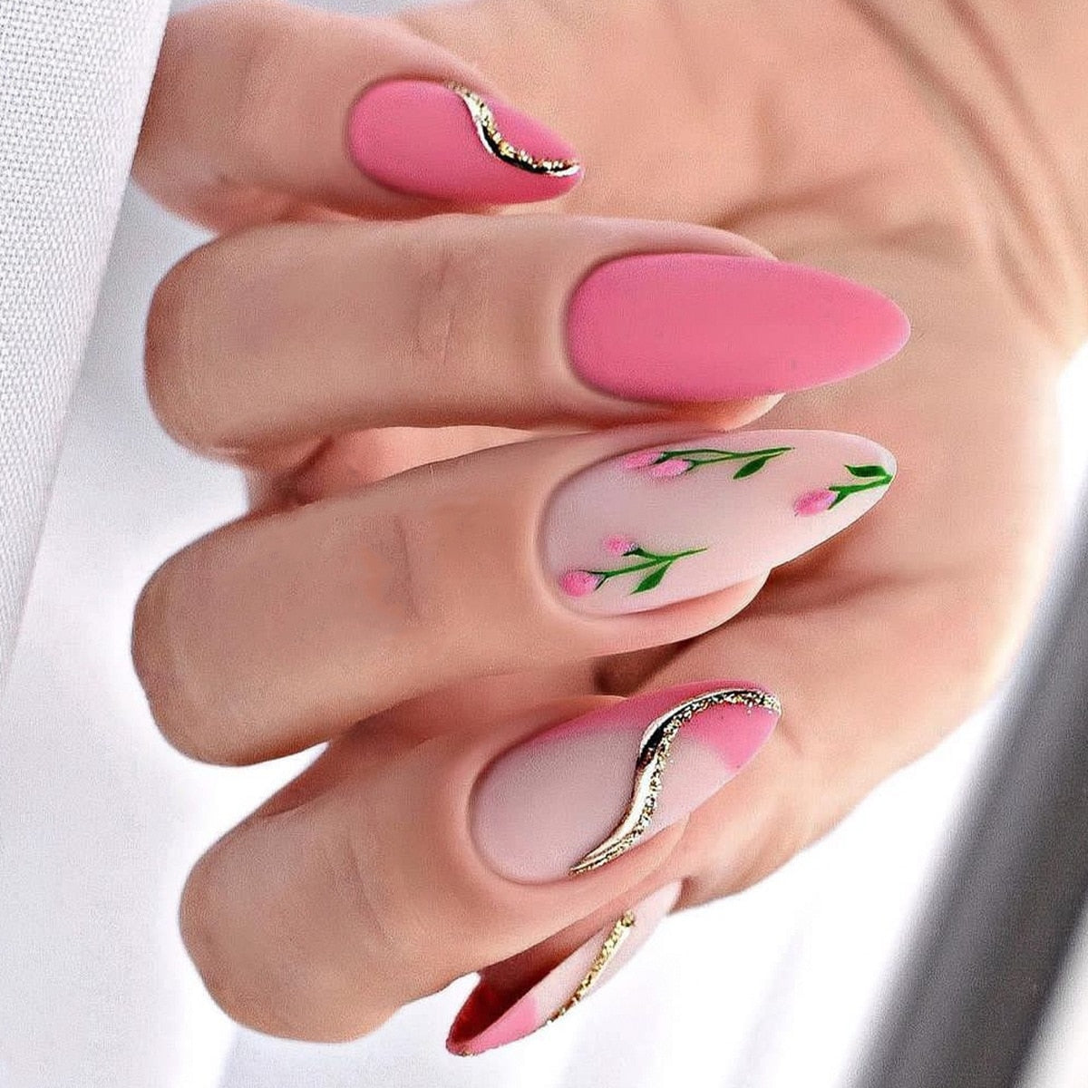 Spring Vibes Press On Nails - - DYAVOR®