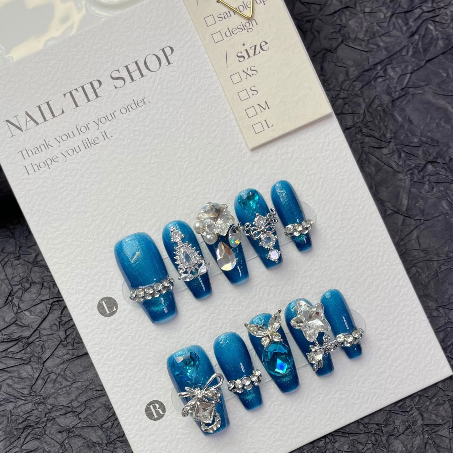 10Pcs Purple Ballerina Handmade Press On Nails Diamonds Wearable False Nails Decoration Rhinestones Full Cover Fake Nails Tips - - DYAVOR®