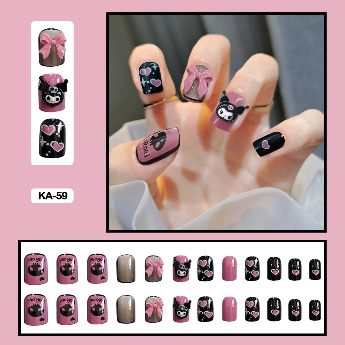 Coquette Press On Nails - - DYAVOR®