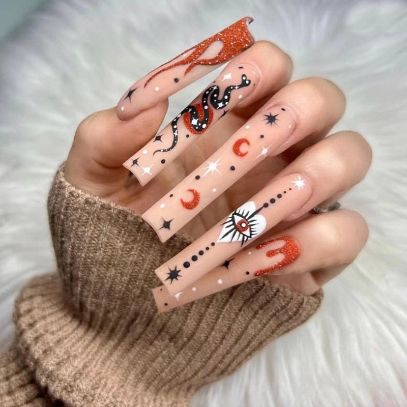 Pastel Long Press On Nails - - DYAVOR®