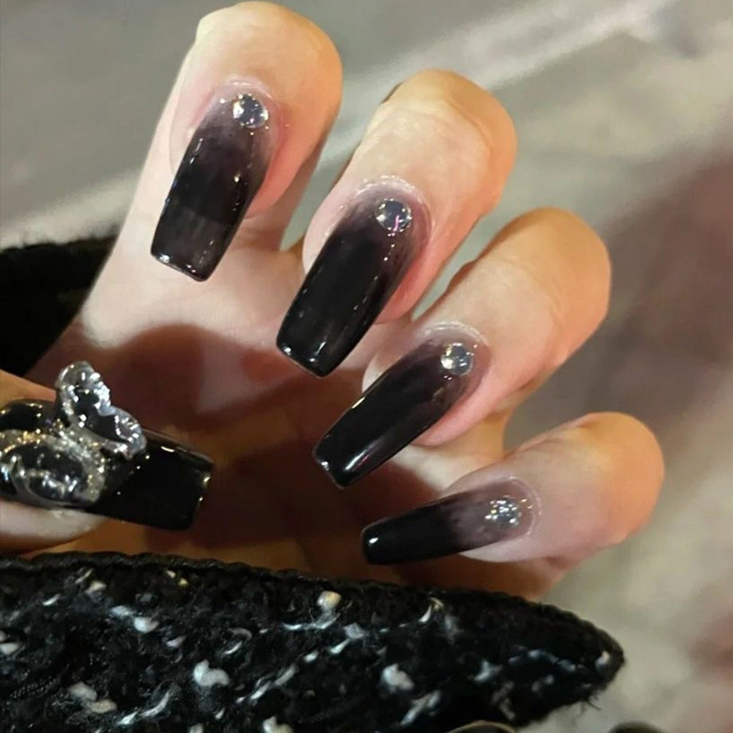 Gothic Press On Nails - - DYAVOR®