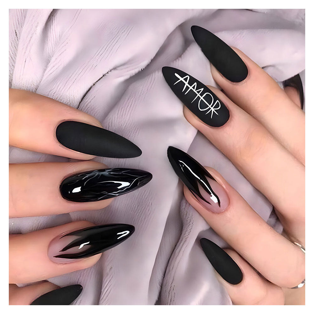 Gothic Press On Nails - - DYAVOR®