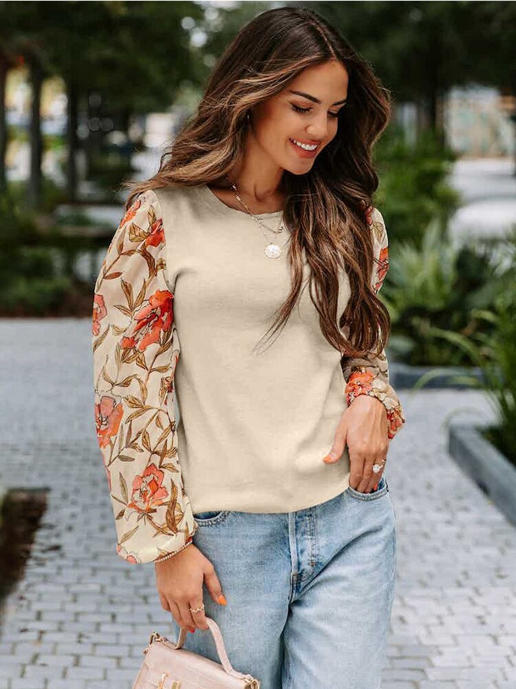 Fashion Tops 2022 Women New Autumn Winter Printed Long-sleeved Sweater Casual O-Neck Knit Pullover Streetwear Women Clothing - - DYAVOR®