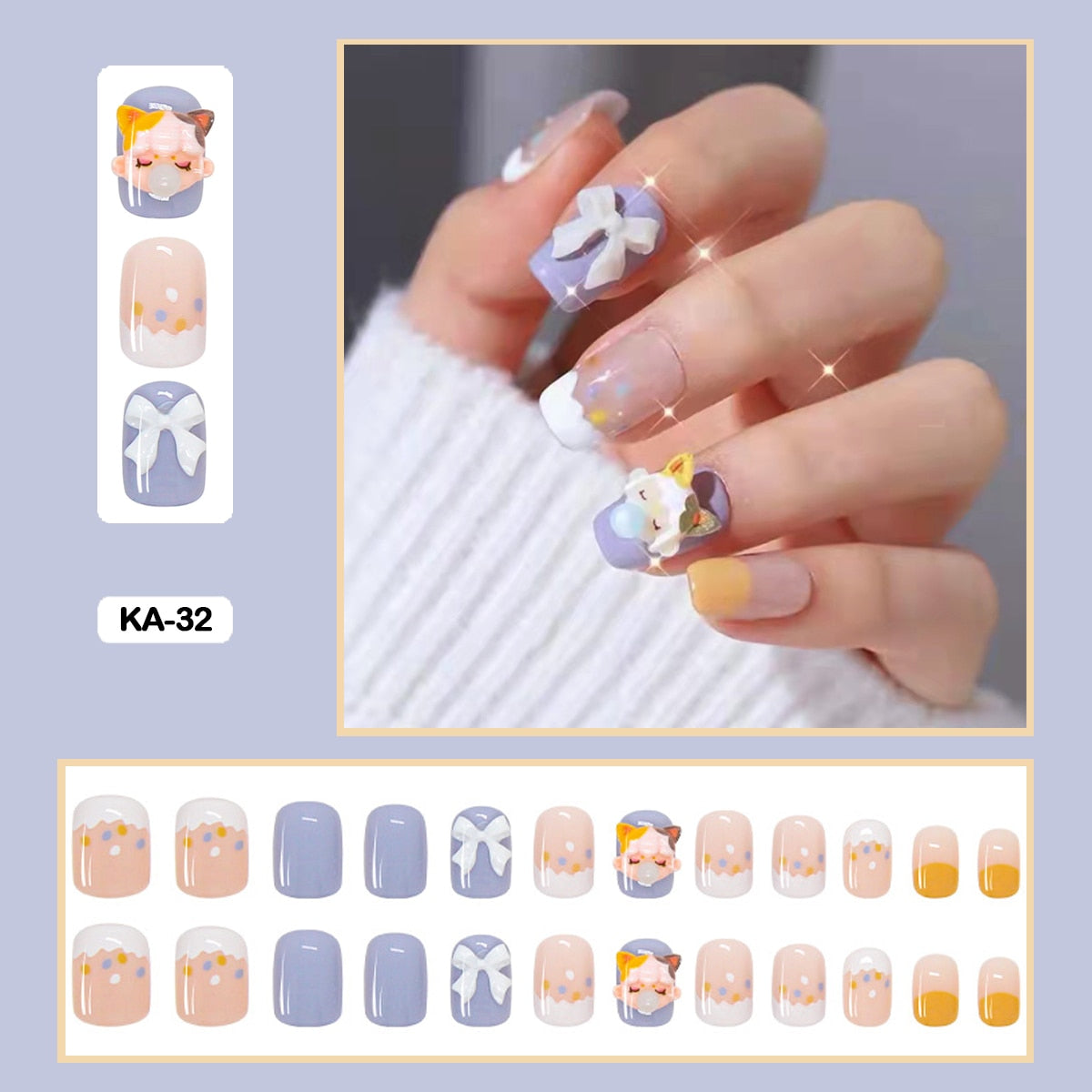 Coquette Press On Nails - - DYAVOR®