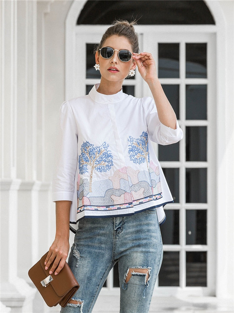 'Colette' Blouse - - DYAVOR®