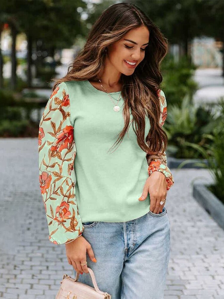 Fashion Tops 2022 Women New Autumn Winter Printed Long-sleeved Sweater Casual O-Neck Knit Pullover Streetwear Women Clothing - - DYAVOR®