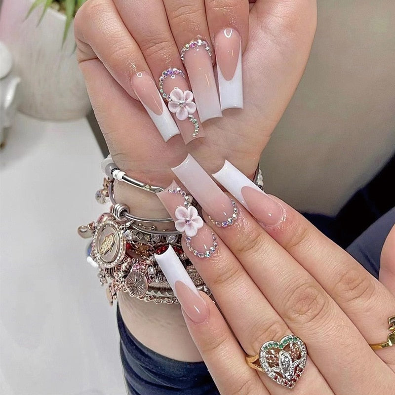 Pastel Long Press On Nails - - DYAVOR®