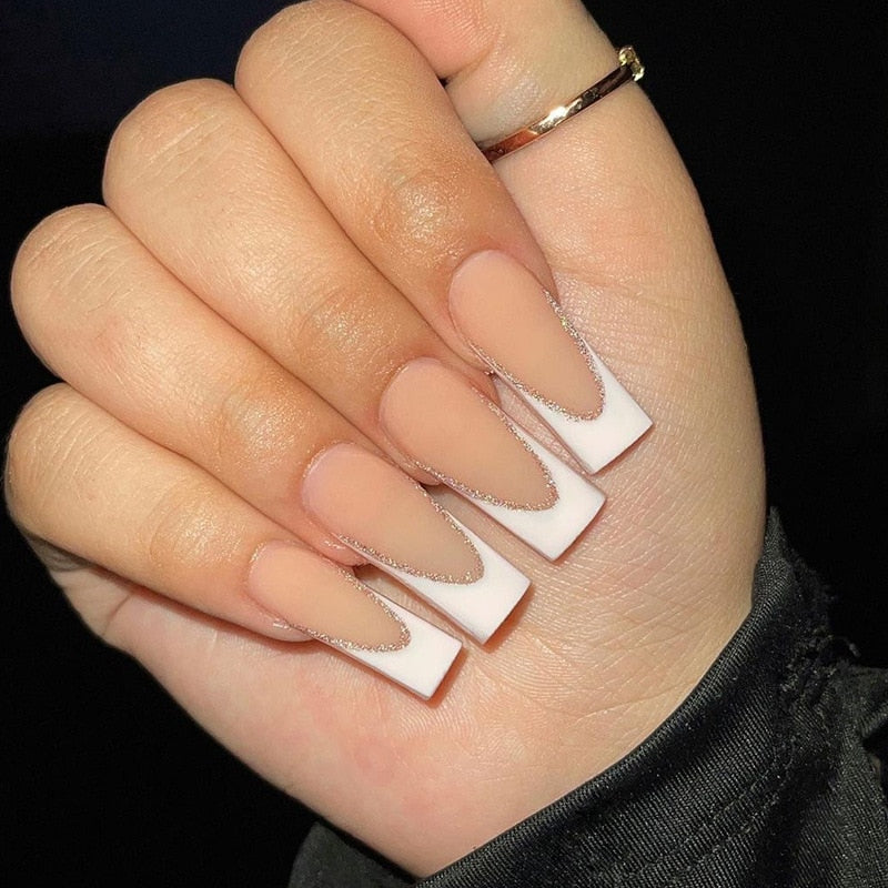 Pastel Long Press On Nails