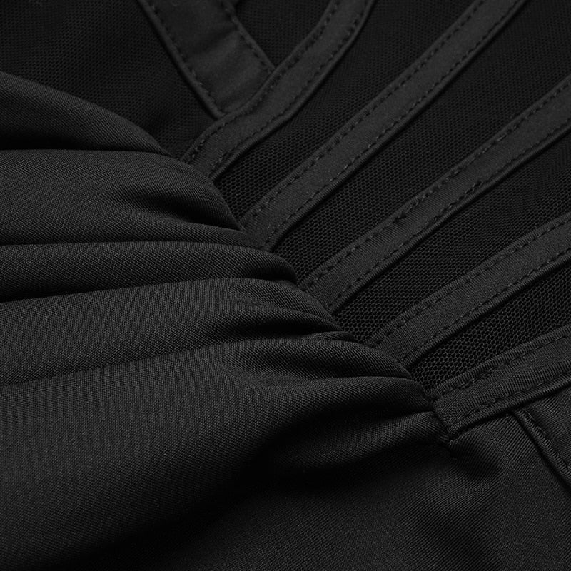 Corset Black Maxi Dress - - DYAVOR®