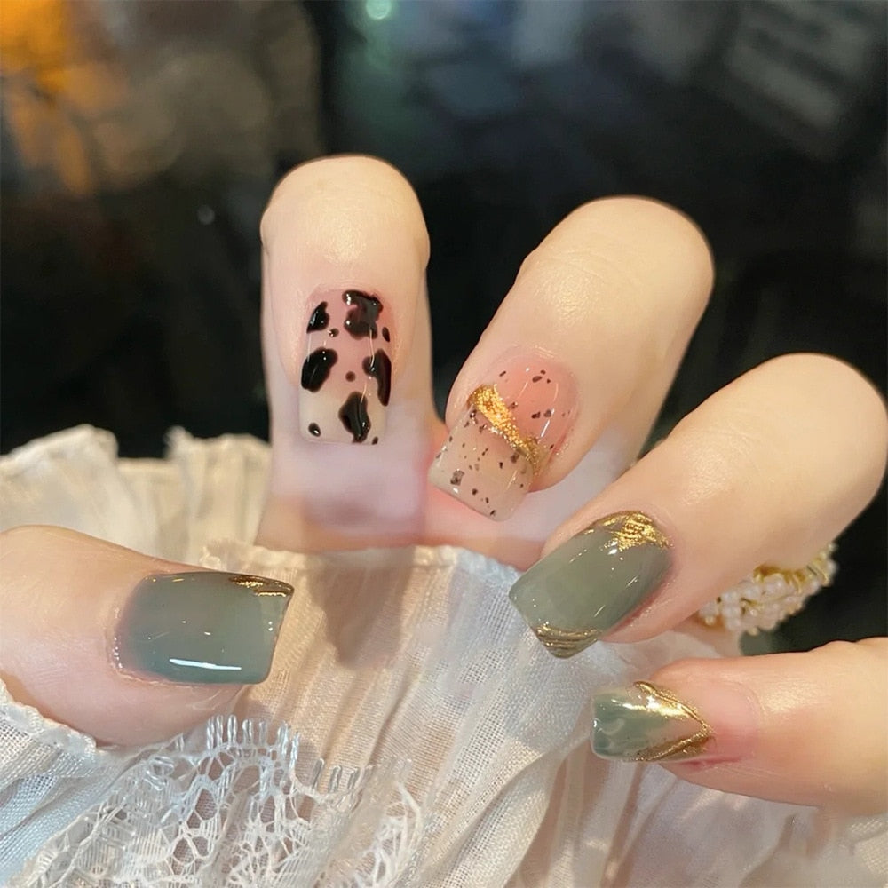 Lovely Gradient Press On Nails - - DYAVOR®