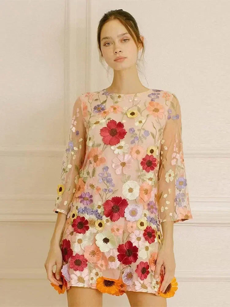 'Flovers' Dress - - DYAVOR®