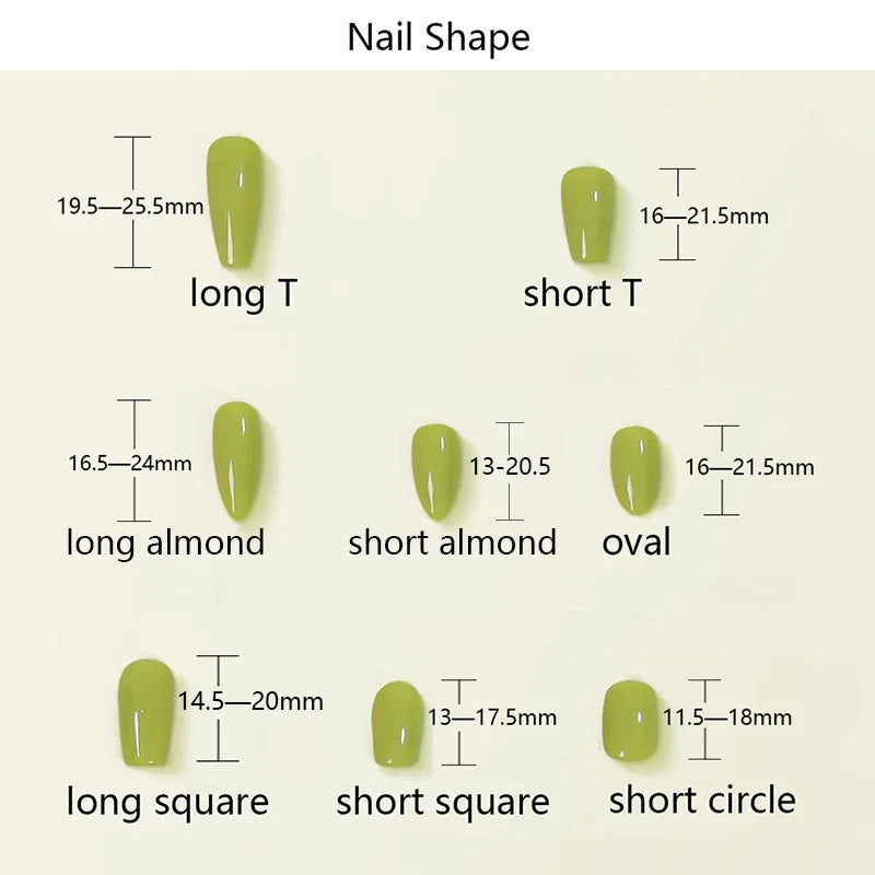 10 pcs Handmade Fake Nail Short Style Detachable Brown False Nails Tips Reusable Press On Nails Coffin Manicure Art - - DYAVOR®