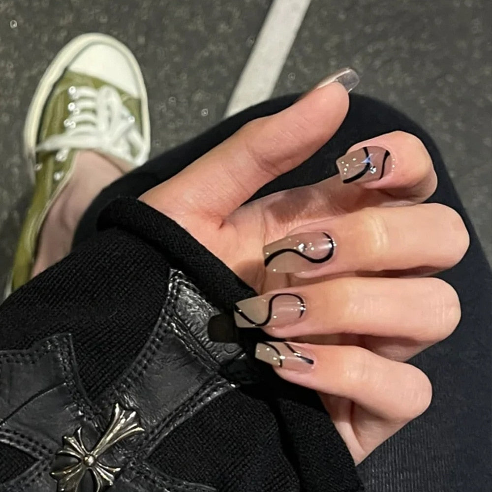 Gothic Press On Nails - - DYAVOR®