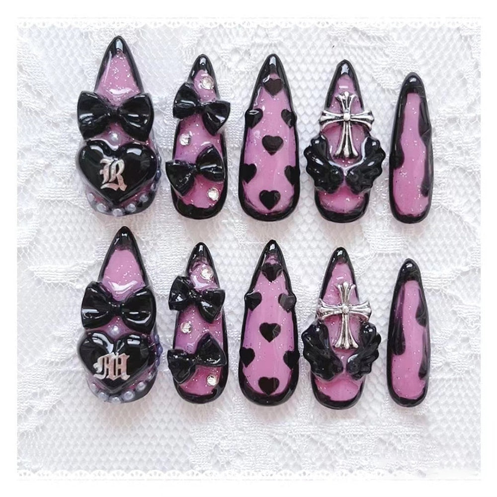 Sweet Lolita Press On Nails - - DYAVOR®