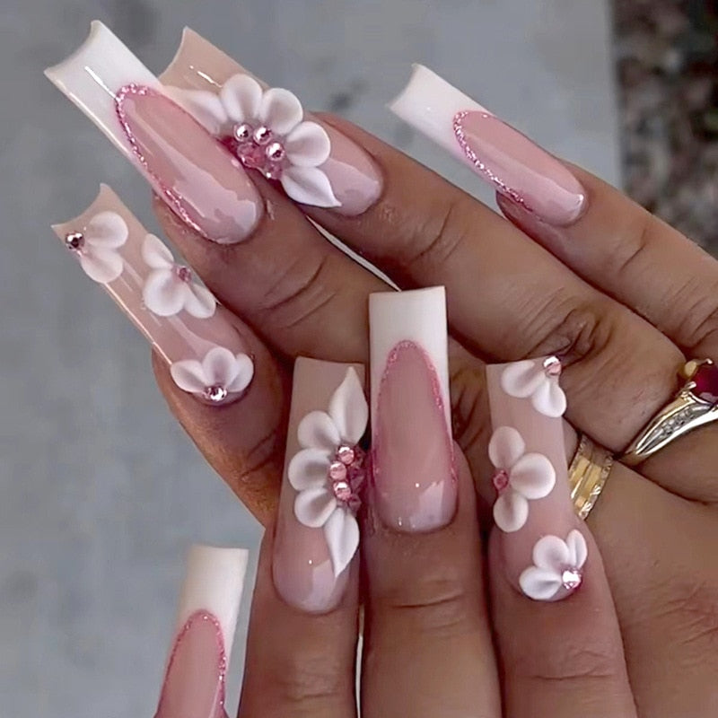 Pastel Long Press On Nails - - DYAVOR®
