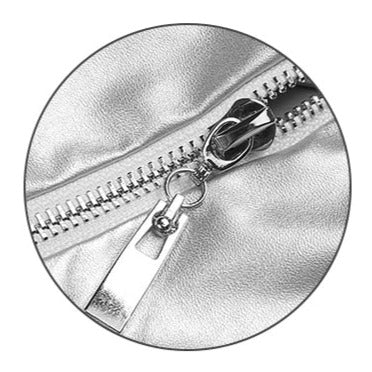 Silver Leather Maxi Dress -  - DYAVOR®